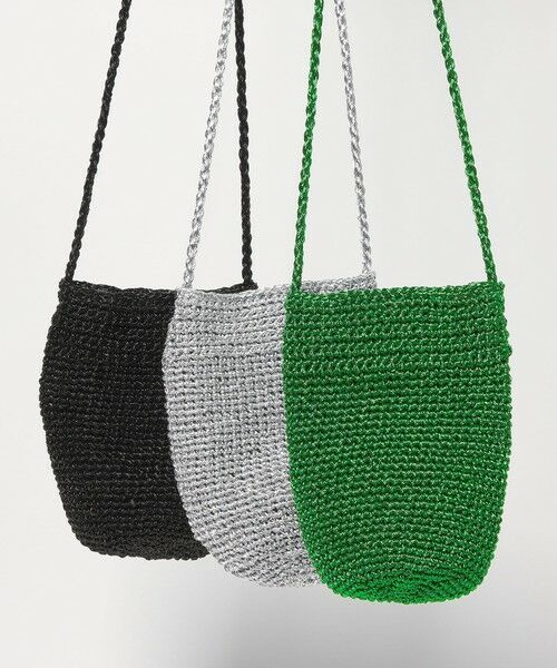 green label relaxing / グリーンレーベル リラクシング ショルダーバッグ | メタリックヤーン ポシェット / ショルダーバッグ | 詳細25