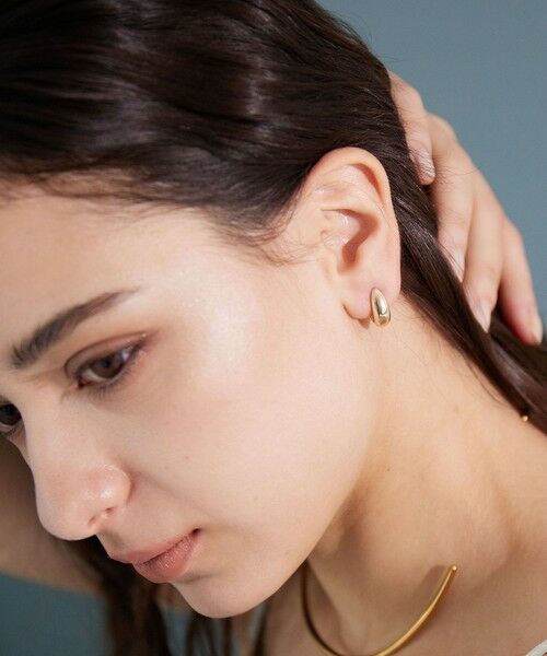 green label relaxing / グリーンレーベル リラクシング ピアス・イヤリング | 【WEB限定】シズク クリップ ピアス | 詳細1