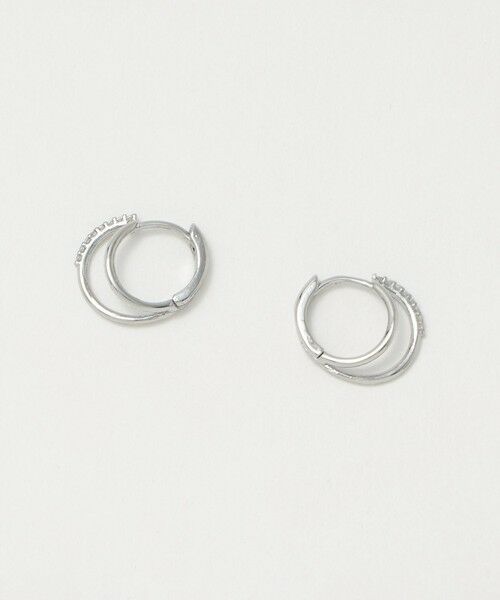 green label relaxing / グリーンレーベル リラクシング ピアス・イヤリング | 【WEB限定】ダブルライン フープピアス | 詳細9