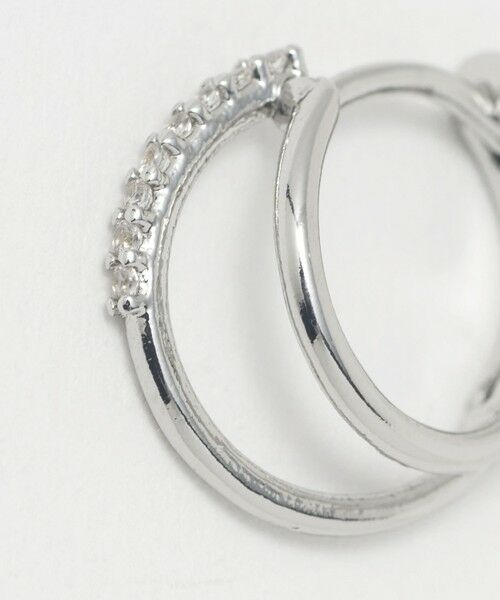 green label relaxing / グリーンレーベル リラクシング ピアス・イヤリング | 【WEB限定】ダブルライン フープピアス | 詳細12