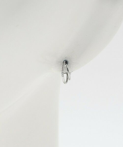 green label relaxing / グリーンレーベル リラクシング ピアス・イヤリング | 【WEB限定】ダブルライン フープピアス | 詳細13