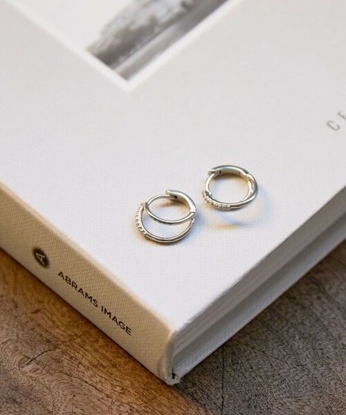 green label relaxing / グリーンレーベル リラクシング ピアス・イヤリング | 【WEB限定】ダブルライン フープピアス | 詳細8