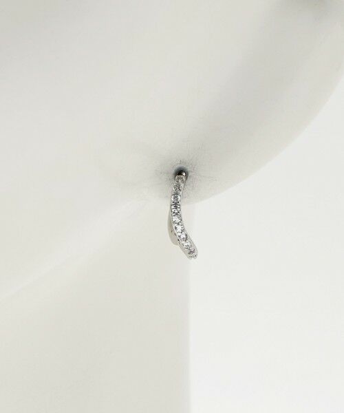 green label relaxing / グリーンレーベル リラクシング ピアス・イヤリング | 【WEB限定】パヴェ フープピアス | 詳細17