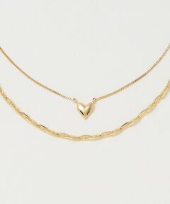 green label relaxing / グリーンレーベル リラクシング ネックレス・ペンダント・チョーカー | 【WEB限定】3WAY コンビチェーン ネックレス（２本セット）