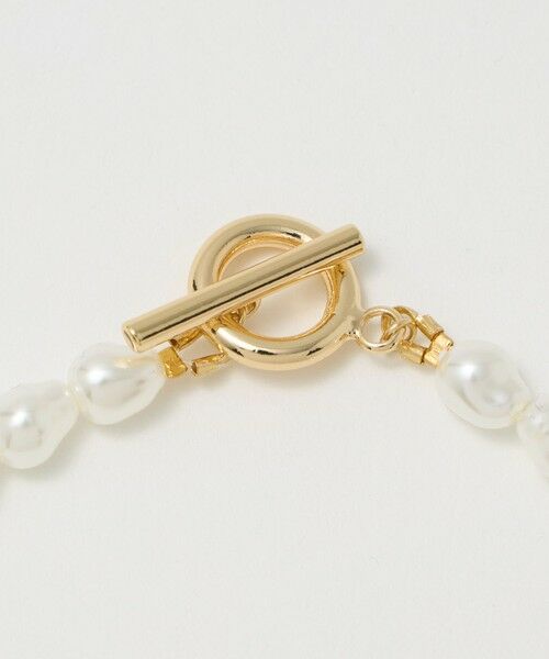 green label relaxing / グリーンレーベル リラクシング ネックレス・ペンダント・チョーカー | 【WEB限定】フェイクパール トグル ネックレス | 詳細3