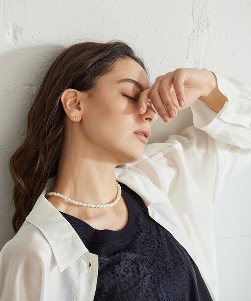 green label relaxing / グリーンレーベル リラクシング ネックレス・ペンダント・チョーカー | 【WEB限定】フェイクパール トグル ネックレス | 詳細5