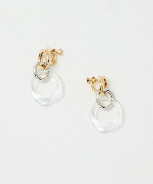 green label relaxing / グリーンレーベル リラクシング ピアス・イヤリング | 3リング イヤリング（OFF WHITE）