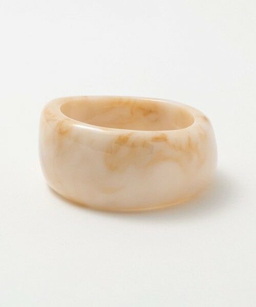 green label relaxing / グリーンレーベル リラクシング ピアス・イヤリング | マーブル ワイドバングル（NATURAL）