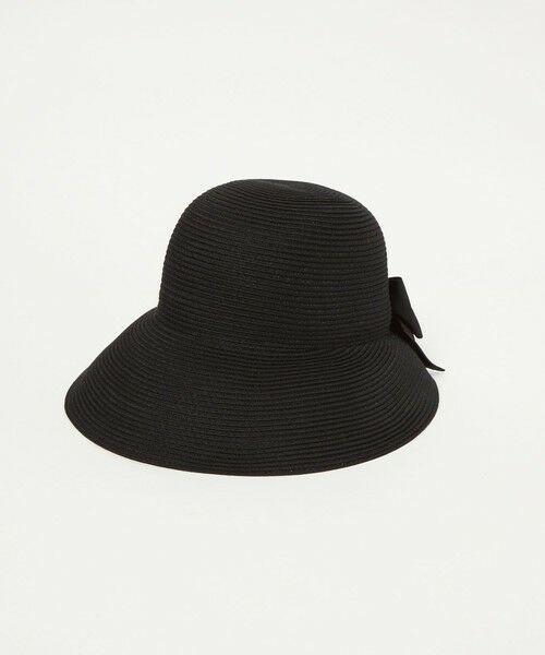 green label relaxing / グリーンレーベル リラクシング ハット | 2WAY 遮光ブリム リボン ハット（BLACK）