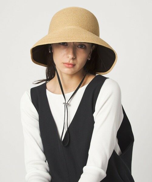 green label relaxing / グリーンレーベル リラクシング ハット | 2WAY 遮光ブリム リボン ハット | 詳細5