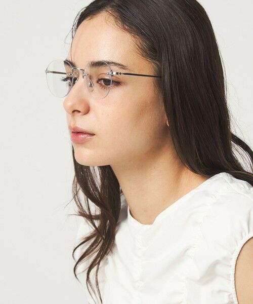 green label relaxing / グリーンレーベル リラクシング サングラス・メガネ | ＜noeyedia＞NE453 メガネ（SILVER）