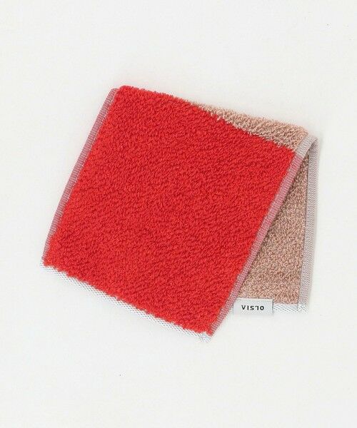 green label relaxing / グリーンレーベル リラクシング その他小物 | ＜OLSIA＞2Couleurs ハーフハンカチタオル（RED）