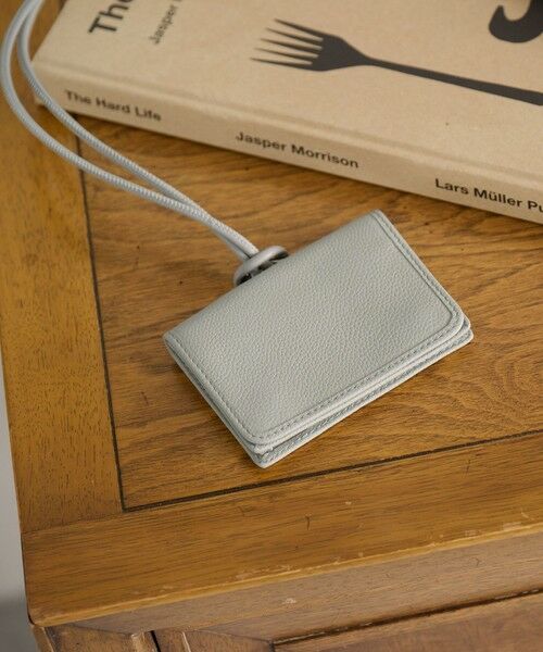 green label relaxing / グリーンレーベル リラクシング カードケース・名刺入れ・定期入れ | 【別注 / WEB限定】＜DEMIU＞カードホルダー/ IDホルダー / カードケース（LT.GRAY）