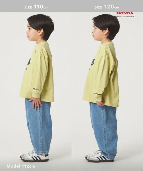 green label relaxing / グリーンレーベル リラクシング カットソー | 【別注】＜URBAMENT＞Honda ロングスリーブ Tシャツ / キッズ 100cm-130cm | 詳細4