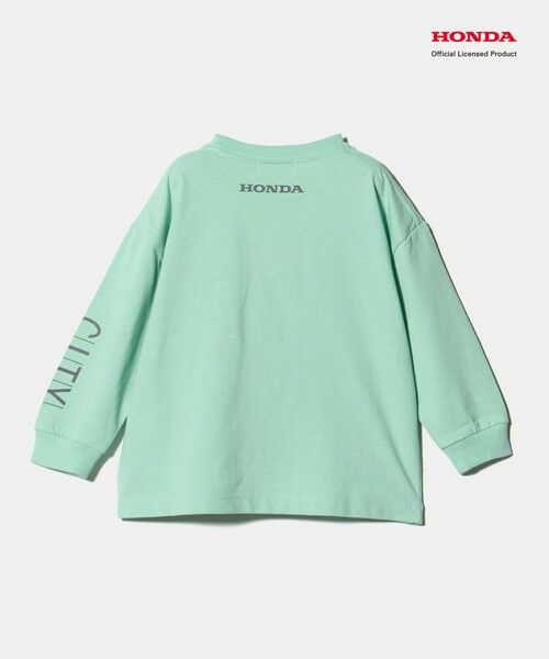 green label relaxing / グリーンレーベル リラクシング カットソー | 【別注】＜URBAMENT＞Honda ロングスリーブ Tシャツ / キッズ 100cm-130cm | 詳細7