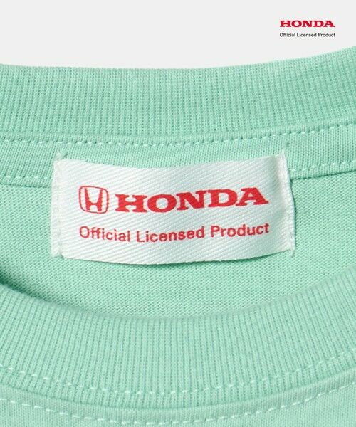 green label relaxing / グリーンレーベル リラクシング カットソー | 【別注】＜URBAMENT＞Honda ロングスリーブ Tシャツ / キッズ 100cm-130cm | 詳細18