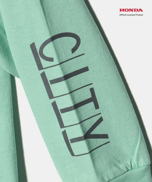 green label relaxing / グリーンレーベル リラクシング カットソー | 【別注】＜URBAMENT＞Honda ロングスリーブ Tシャツ / キッズ 100cm-130cm | 詳細10