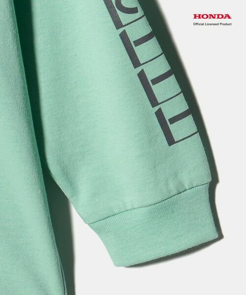 green label relaxing / グリーンレーベル リラクシング カットソー | 【別注】＜URBAMENT＞Honda ロングスリーブ Tシャツ / キッズ 100cm-130cm | 詳細14