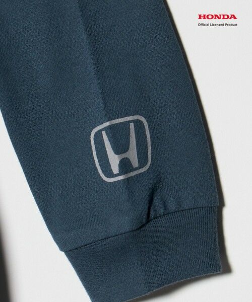 green label relaxing / グリーンレーベル リラクシング カットソー | 【別注】＜URBAMENT＞Honda ロングスリーブ Tシャツ / キッズ 100cm-130cm | 詳細23