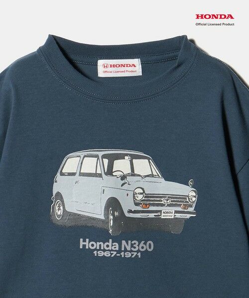 green label relaxing / グリーンレーベル リラクシング カットソー | 【別注】＜URBAMENT＞Honda ロングスリーブ Tシャツ / キッズ 100cm-130cm | 詳細16