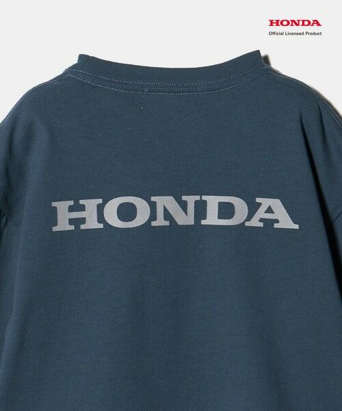 green label relaxing / グリーンレーベル リラクシング カットソー | 【別注】＜URBAMENT＞Honda ロングスリーブ Tシャツ / キッズ 100cm-130cm | 詳細17