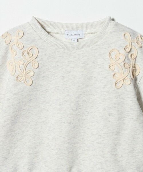 green label relaxing / グリーンレーベル リラクシング スウェット | 裏毛 コードシシュウ プルオーバー / スウェット / トレーナー / キッズ  100cm-130cm | 詳細2