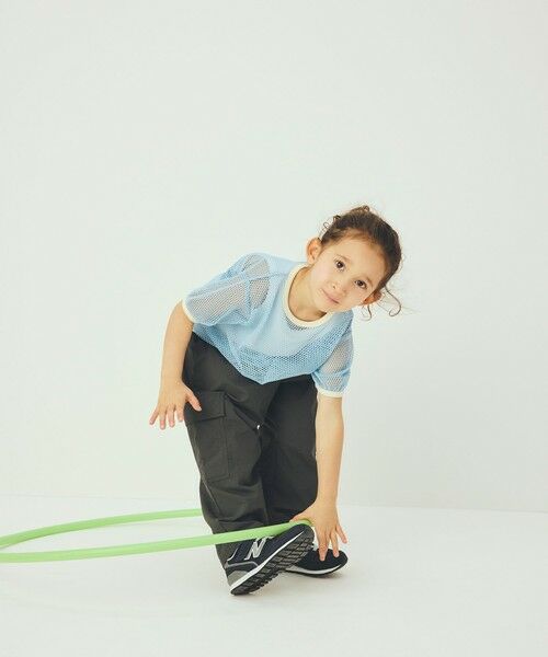 green label relaxing / グリーンレーベル リラクシング その他パンツ | 【スタメンシリーズ】タッサーカーゴパンツ / キッズ  100cm-160cm 撥水 UVカット | 詳細5