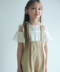 green label relaxing / グリーンレーベル リラクシング シャツ・ブラウス | 【COOL CHIC GIRLS STYLE】ラッフルショートスリーブ / キッズ  120cm-160cm