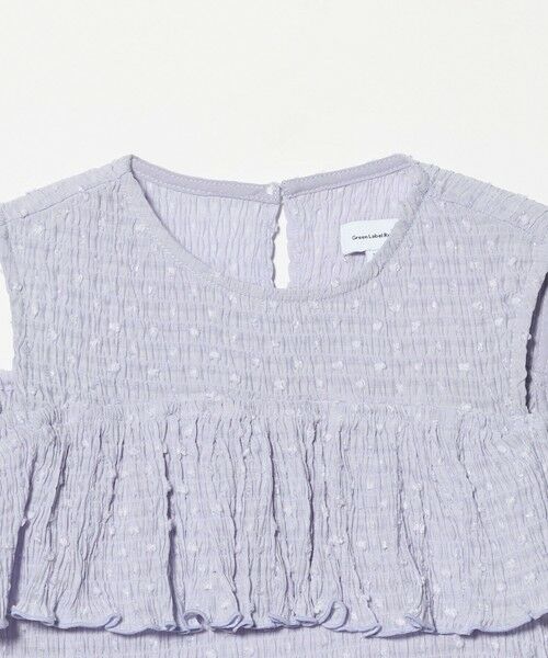 green label relaxing / グリーンレーベル リラクシング シャツ・ブラウス | 【COOL CHIC GIRLS STYLE】ラッフルショートスリーブ / キッズ  120cm-160cm | 詳細12