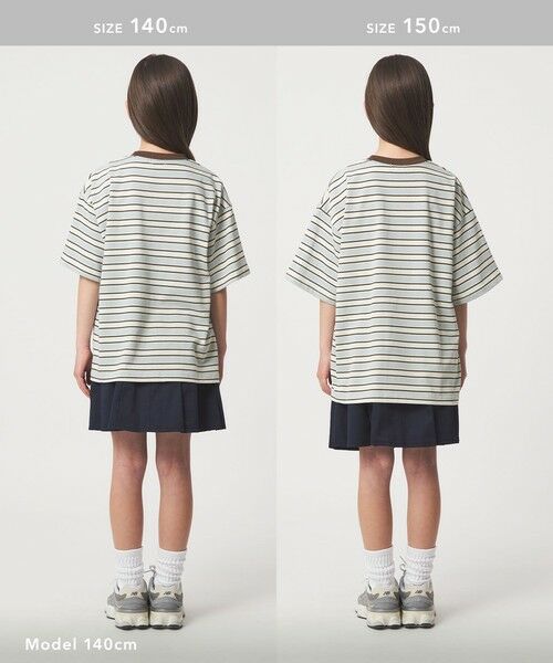 green label relaxing / グリーンレーベル リラクシング カットソー | 【スタメンシリーズ】ボーダーＴシャツ / キッズ  100cm-160cm | 詳細27