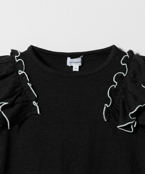 green label relaxing / グリーンレーベル リラクシング カットソー | ショルダースリット フリルTシャツ / キッズ  100cm-130cm | 詳細1