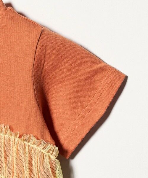 green label relaxing / グリーンレーベル リラクシング カットソー | 【スタメンシリーズ】チュールドッキング Tシャツ / キッズ  100cm-160cm UVカット 接触冷感  吸水速乾 | 詳細11