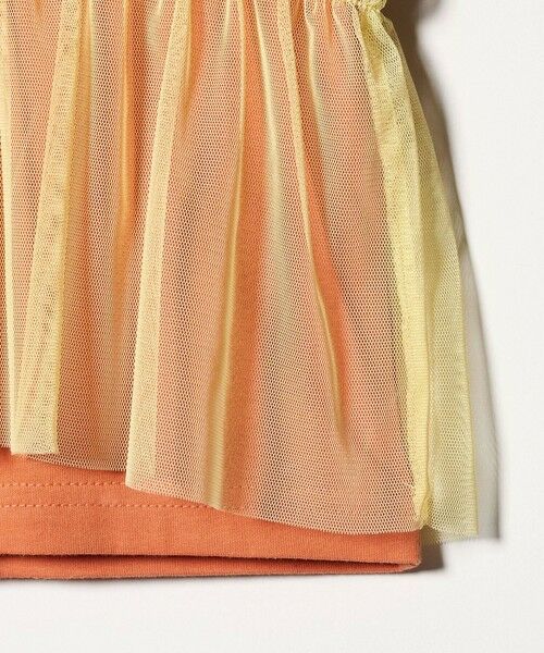 green label relaxing / グリーンレーベル リラクシング カットソー | 【スタメンシリーズ】チュールドッキング Tシャツ / キッズ  100cm-160cm UVカット 接触冷感  吸水速乾 | 詳細12