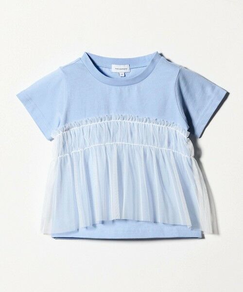 green label relaxing / グリーンレーベル リラクシング カットソー | 【スタメンシリーズ】チュールドッキング Tシャツ / キッズ  100cm-160cm UVカット 接触冷感  吸水速乾 | 詳細19