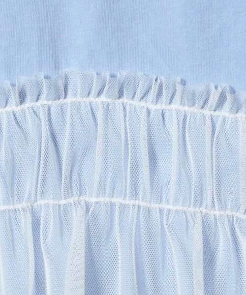 green label relaxing / グリーンレーベル リラクシング カットソー | 【スタメンシリーズ】チュールドッキング Tシャツ / キッズ  100cm-160cm UVカット 接触冷感  吸水速乾 | 詳細30