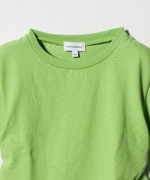 green label relaxing / グリーンレーベル リラクシング カットソー | 【WEB限定】サイドギャザー チビ Tシャツ 100cm-160cm | 詳細8