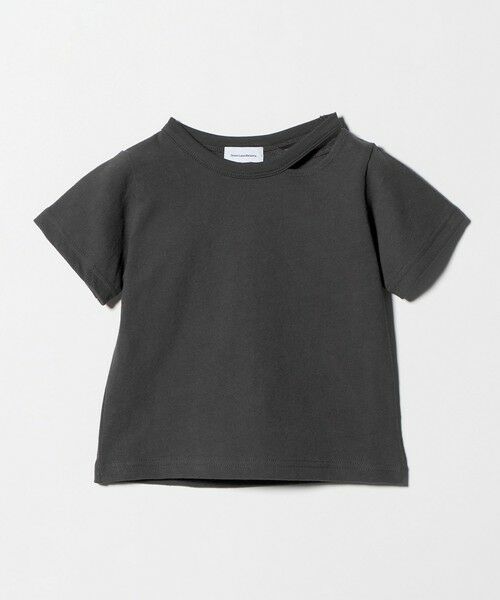 green label relaxing / グリーンレーベル リラクシング カットソー | 【WEB限定】ネック スリットTシャツ 100cm-160cm | 詳細4