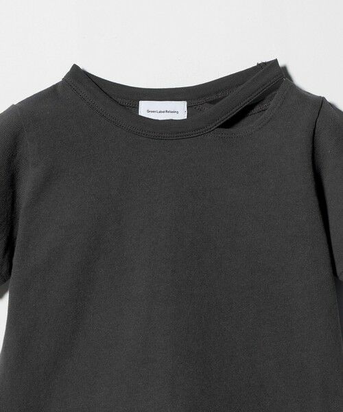 green label relaxing / グリーンレーベル リラクシング カットソー | 【WEB限定】ネック スリットTシャツ 100cm-160cm | 詳細5