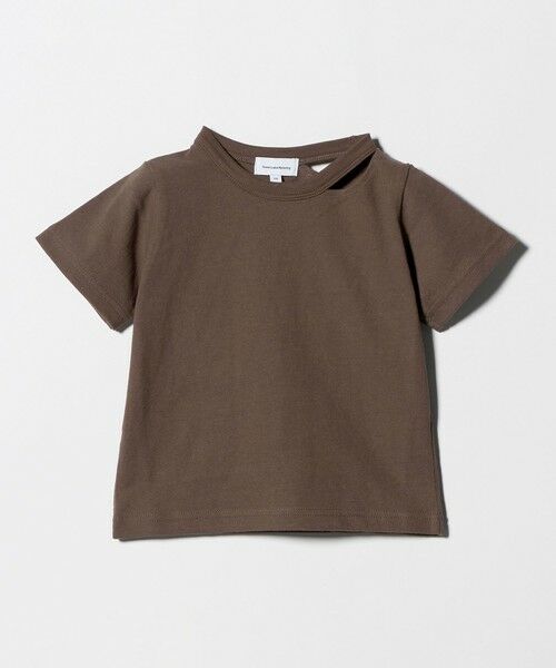 green label relaxing / グリーンレーベル リラクシング カットソー | 【WEB限定】ネック スリットTシャツ 100cm-160cm | 詳細7