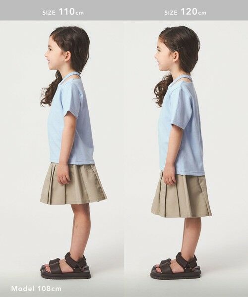 green label relaxing / グリーンレーベル リラクシング カットソー | 【WEB限定】ネック スリットTシャツ 100cm-160cm | 詳細26