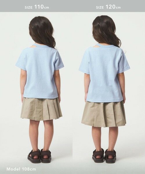 green label relaxing / グリーンレーベル リラクシング カットソー | 【WEB限定】ネック スリットTシャツ 100cm-160cm | 詳細27