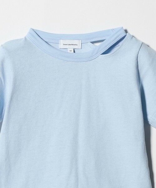 green label relaxing / グリーンレーベル リラクシング カットソー | 【WEB限定】ネック スリットTシャツ 100cm-160cm | 詳細19