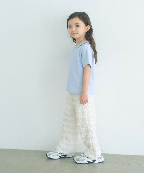 green label relaxing / グリーンレーベル リラクシング カットソー | 【WEB限定】ネック スリットTシャツ 100cm-160cm | 詳細17