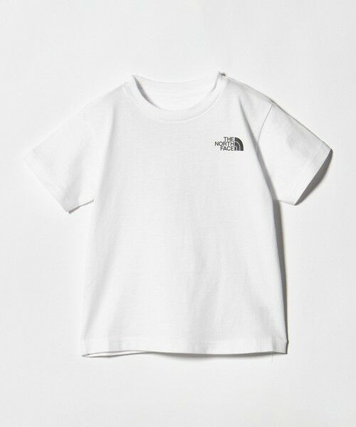 green label relaxing / グリーンレーベル リラクシング カットソー | ＜THE NORTH FACE＞ショートスリーブ バックスクエア ロゴTシャツ / キッズ  110cm-120cm（WHITE）