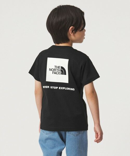 green label relaxing / グリーンレーベル リラクシング カットソー | ＜THE NORTH FACE＞ショートスリーブ バックスクエア ロゴTシャツ / キッズ  110cm-120cm | 詳細4