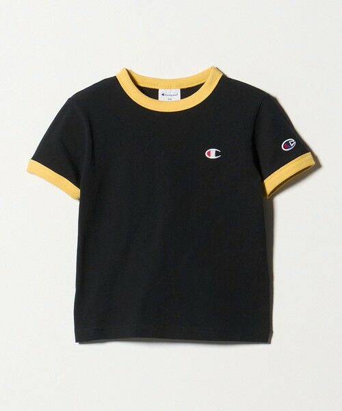 green label relaxing / グリーンレーベル リラクシング カットソー | 【WEB限定】＜Champion＞ショートスリーブ Tシャツ / キッズ  110cm-130cm（BLACK）