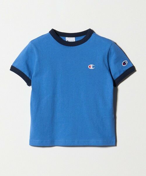 green label relaxing / グリーンレーベル リラクシング カットソー | 【WEB限定】＜Champion＞ショートスリーブ Tシャツ / キッズ  110cm-130cm（COBALT）