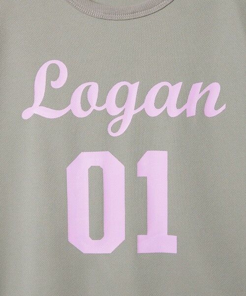 green label relaxing / グリーンレーベル リラクシング カットソー | 【別注】＜LOGAN knitting mills＞ナンバリング Tシャツ / キッズ  120cm-160cm | 詳細2