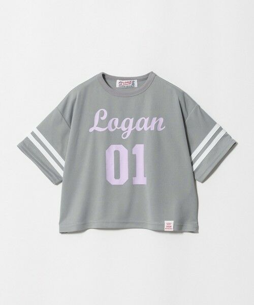 green label relaxing / グリーンレーベル リラクシング カットソー | 【別注】<LOGAN knitting mills>ナンバリング Tシャツ / キッズ 120cm-160cm | 詳細3
