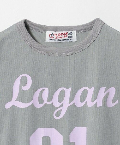 green label relaxing / グリーンレーベル リラクシング カットソー | 【別注】<LOGAN knitting mills>ナンバリング Tシャツ / キッズ 120cm-160cm | 詳細4